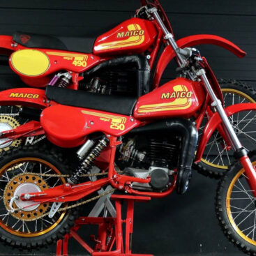 1981 Maico 250 and 490 owned by Tertre Rouge Assets PLC
